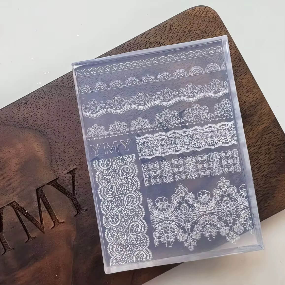 Nail Silicone Carving Gel 3D Molds Lace Pattern Design #7499-5