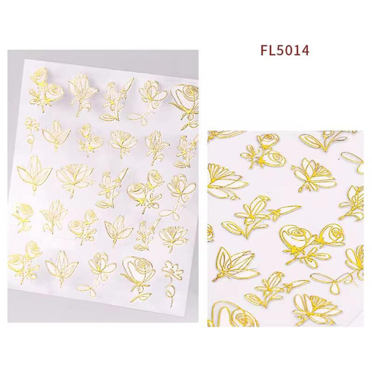 Nail Sticker Flowers #FL5014