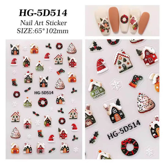 Nail Sticker Merry Christmas #HG5D514