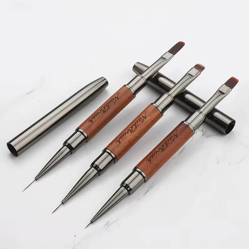 Nail Brush Dual Head 3pcs/set