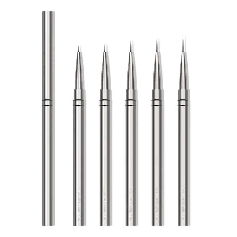 Nail Art Liner Detail Brush Set/5pcs - Premier Nail Supply 