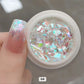 Nail Art Unicorn Chrome Flat Glitter