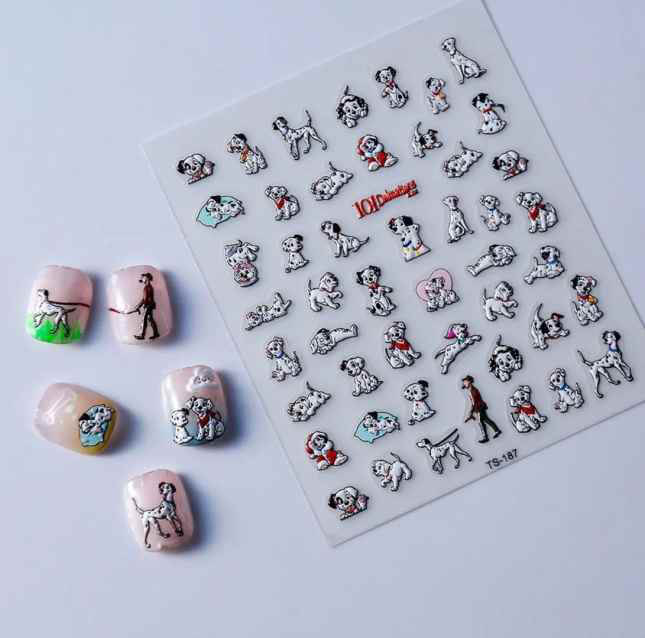 Nail Sticker 101 Dalmatians Kids - TS187