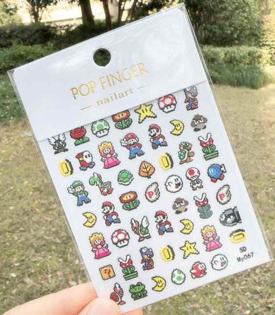 Nail Sticker Super Mario - 5DMY067