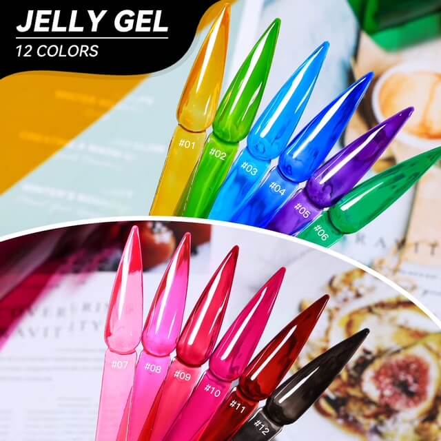 Medina - Jelly Gel Polish Purple 15ml