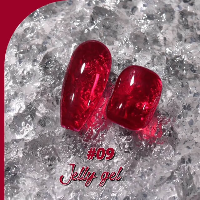 Medina - Jelly Gel Polish Red 15ml