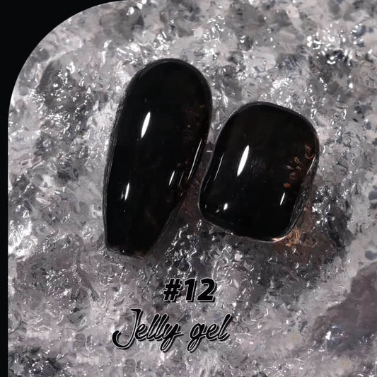 Medina - Jelly Gel Polish Black 15ml