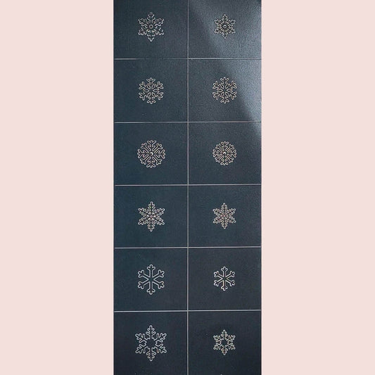 Airbrush Stencils Nail Stickers Christmas Snowflake Flame. - Premier Nail Supply 