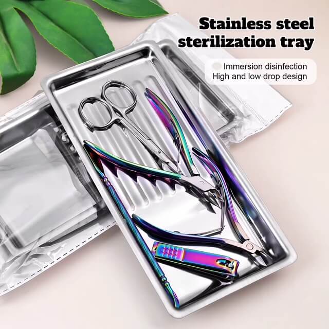Nail Sterilizer Stainless Steel Tray 1pcs #
