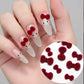 Nail Charm Red Bow #8417-4