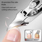 Toenail Clippers for Ingrown & Thick Toenails Black and White 1pcs #9226-4