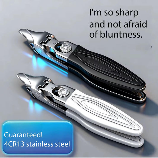 Toenail Clippers for Ingrown & Thick Toenails Black and White 1pcs #9226-4