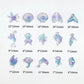 Nail Charm 3D Summer Ocean, Seashell, Mermaid