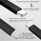 Nail Cat eyes Magnet Dual Black Silicone Protective Rectangular #2986-3
