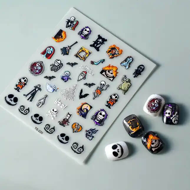 Nail Sticker Halloween Nightmare Before Christmas TS220