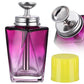 Glass Pump Dispenser Liquid Bottle Blue or Purple #9374-14