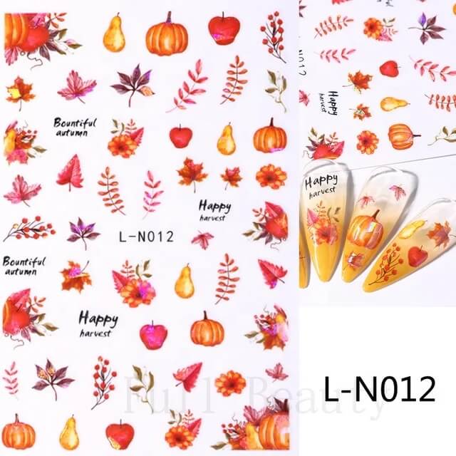 Nail sticker Beautiful Autum LN012