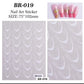 Nail Sticker White French Tip BR-019