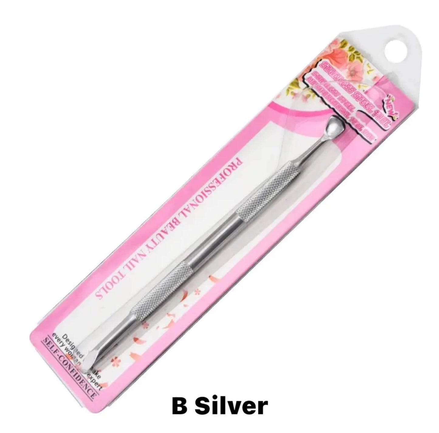 Stainless Steel Cuticle Pusher 7 Different Mode