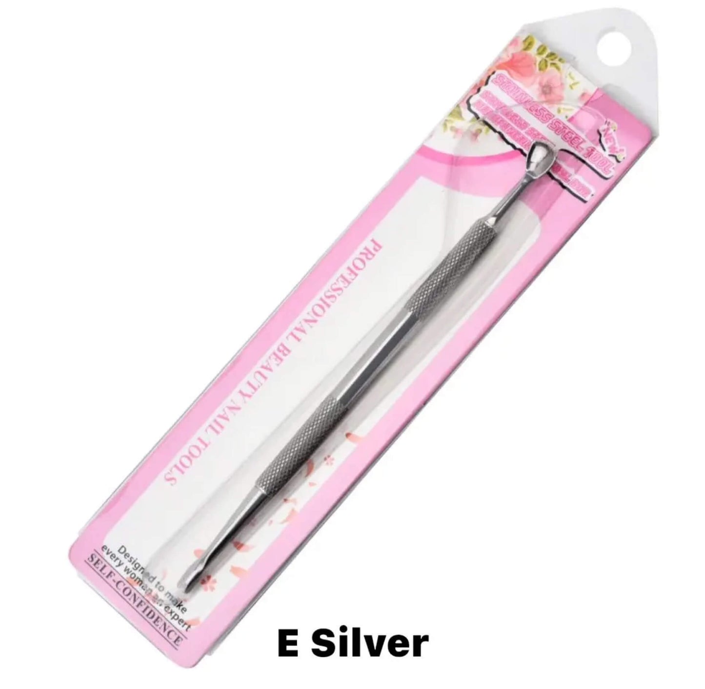 Stainless Steel Cuticle Pusher 7 Different Mode