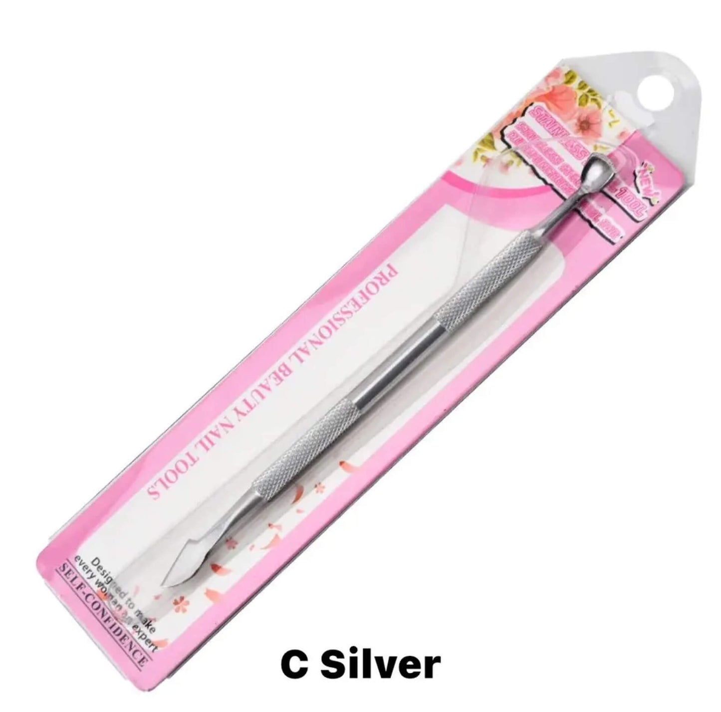 Stainless Steel Cuticle Pusher 7 Different Mode