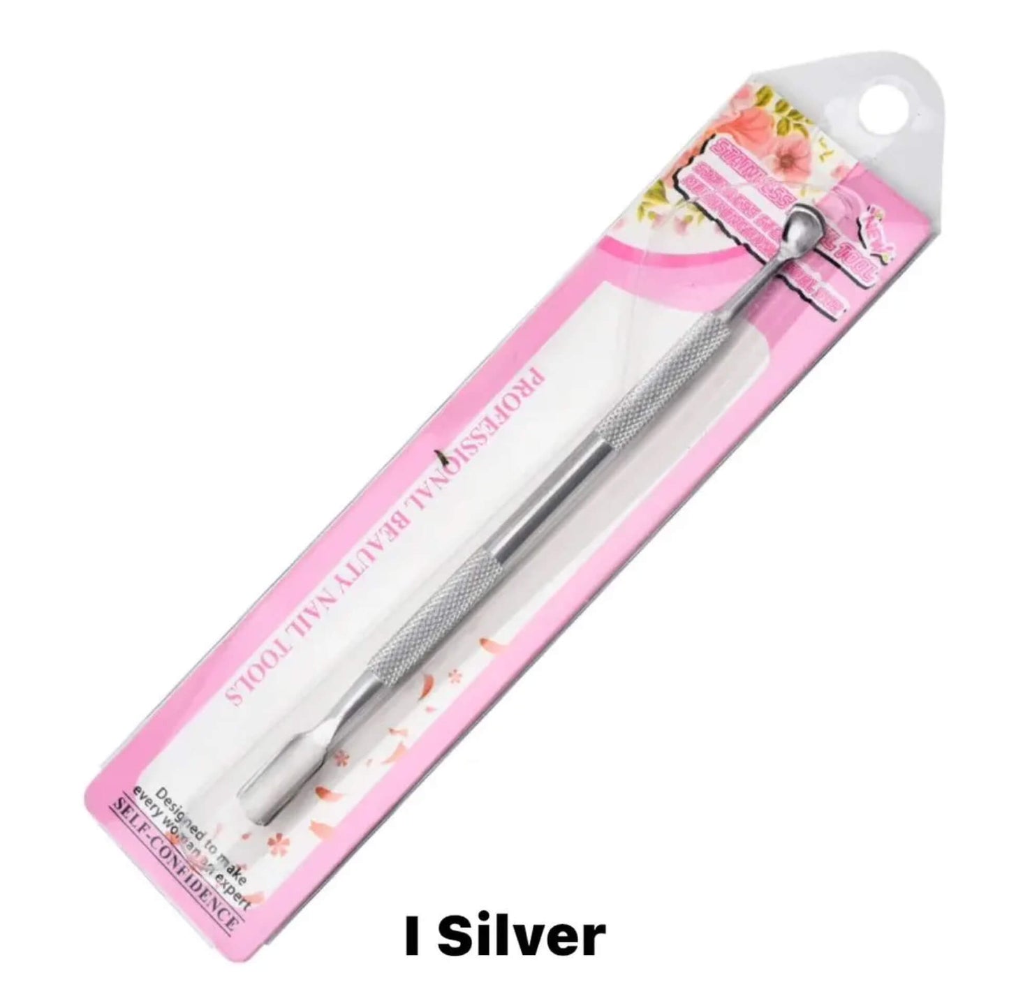 Stainless Steel Cuticle Pusher 7 Different Mode