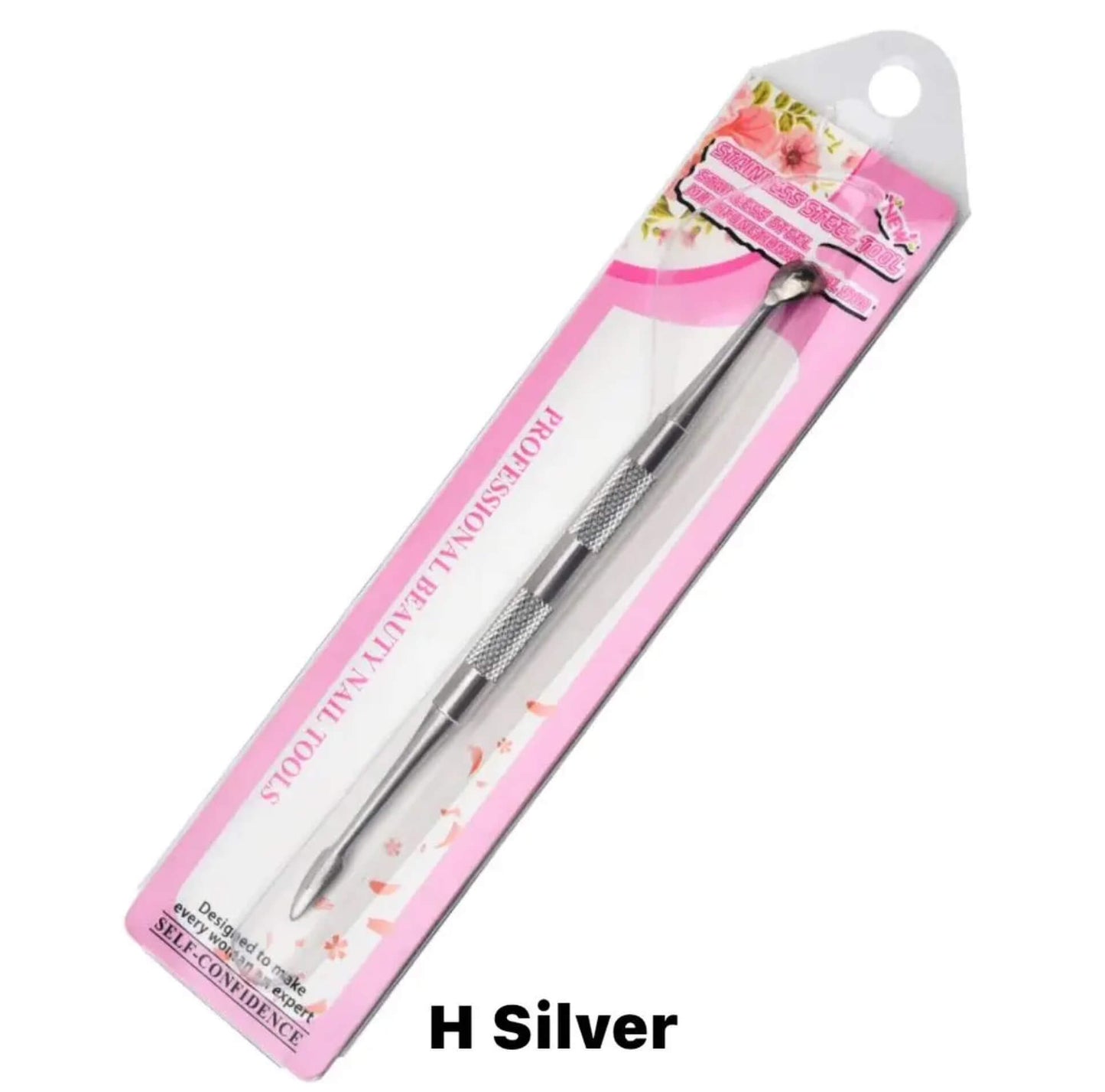 Stainless Steel Cuticle Pusher 7 Different Mode