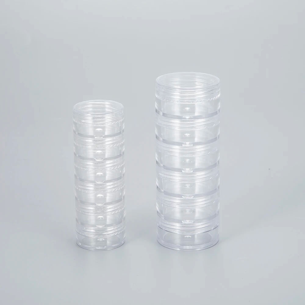 Nail Stackable Plastic Containers 5pcs/1column