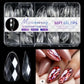 Nail Tip Press on 3D Diamond Effect