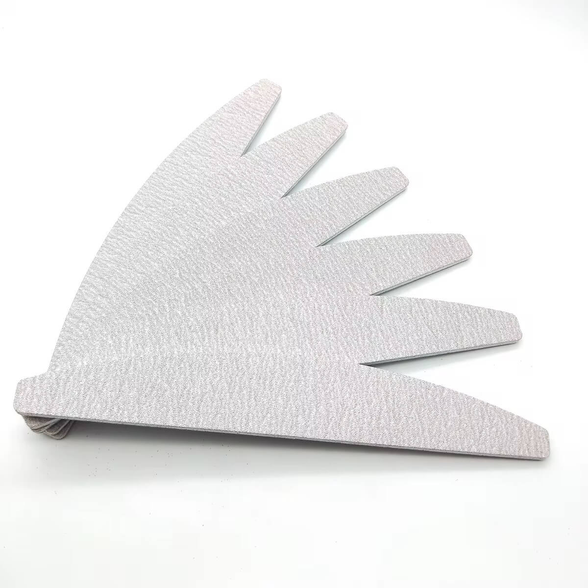 Nail File Premium Curve Zebra 80/80 Grits Pack 50pcs #7166-18