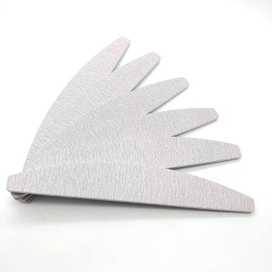 Nail File Tiffany Premium Curve Zebra 80/100 Grits Pack 50pcs #3018-22
