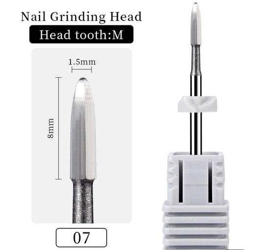 Carbide Cuticle Nail Drill Bit 3/32" - Premier Nail Supply
