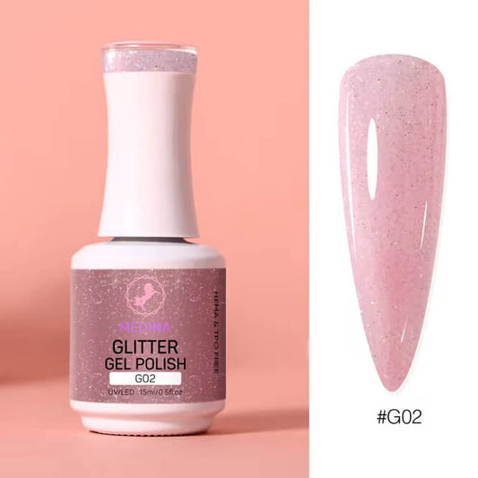 Medina - Gel Polish Natural Collection Glitter Color #G02