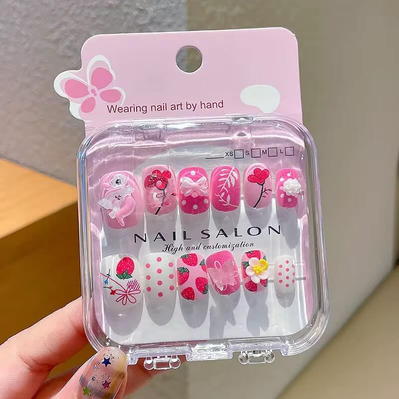 Kids Press on Nails – Cute Fake Nails for Girls #3141-5
