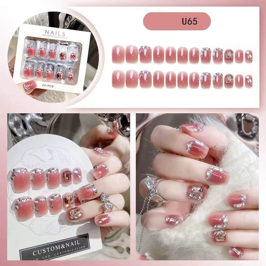 Japanese Press on Nails – Cute 3D Kawaii Fake Nails #9994-7