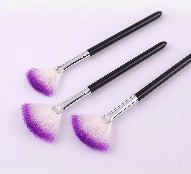 Nail Brush Fan Shape Dust - Premier Nail Supply 