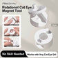 Nail Cat Eye Magnet 360° Rotating + Extra Round Ball #7450-6