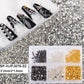 Nail Art Metal Punk Cone Rivet Black -Gold- Silver - Premier Nail Supply 