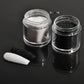 Nail Art Glitter Powder White Black Sugar Effect - Premier Nail Supply 