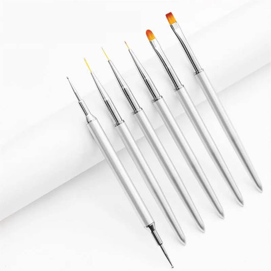 Nail Liner Brushes Art 6pcs/Set - Premier Nail Supply 