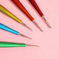 Nail Art Brush Dotting & Liner Brushes 5pcs/set - Premier Nail Supply 