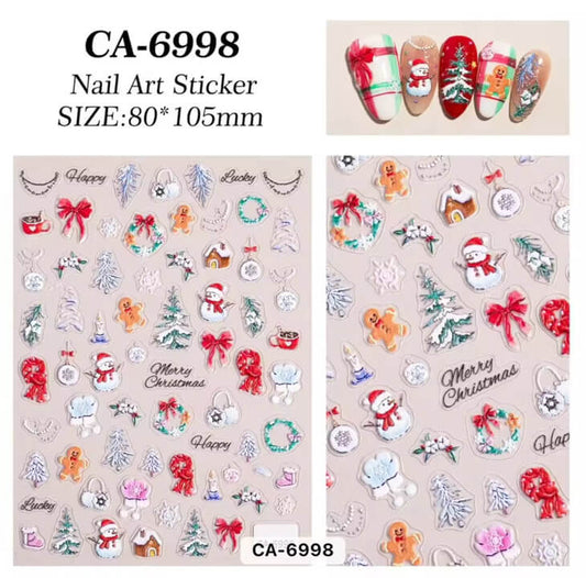 Nail Sticker Merry Christmas #5DCA6998