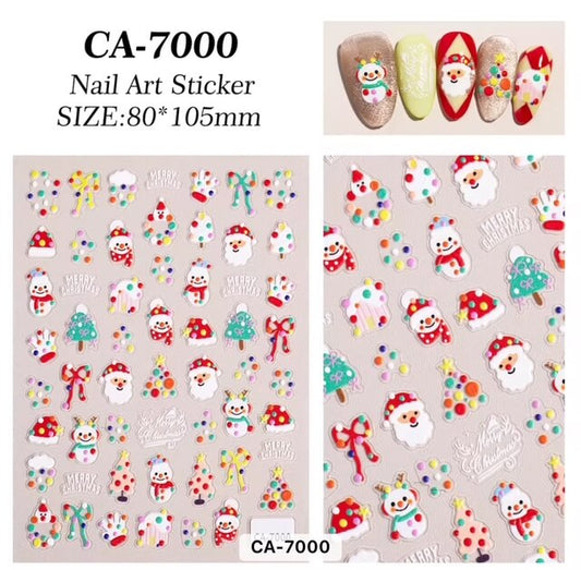 Nail Sticker Merry Christmas #5DCA7000