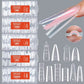 Nail Tip Extensions Coffin Dual Nail Forms 256pcs#1/6339-12