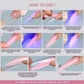 Nail Tip Extensions Coffin Dual Nail Forms 256pcs#1/6339-12