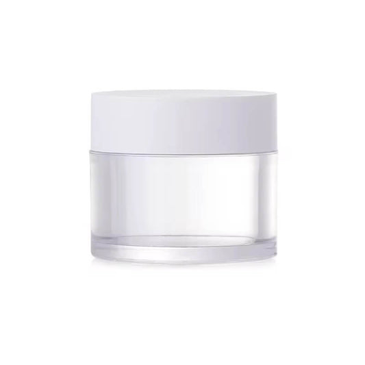 Plastic Jars with High Cap Clear Double Wall 2oz #PB60-2
