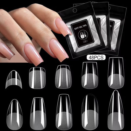Gel Nail Tips 48pcs/Bag