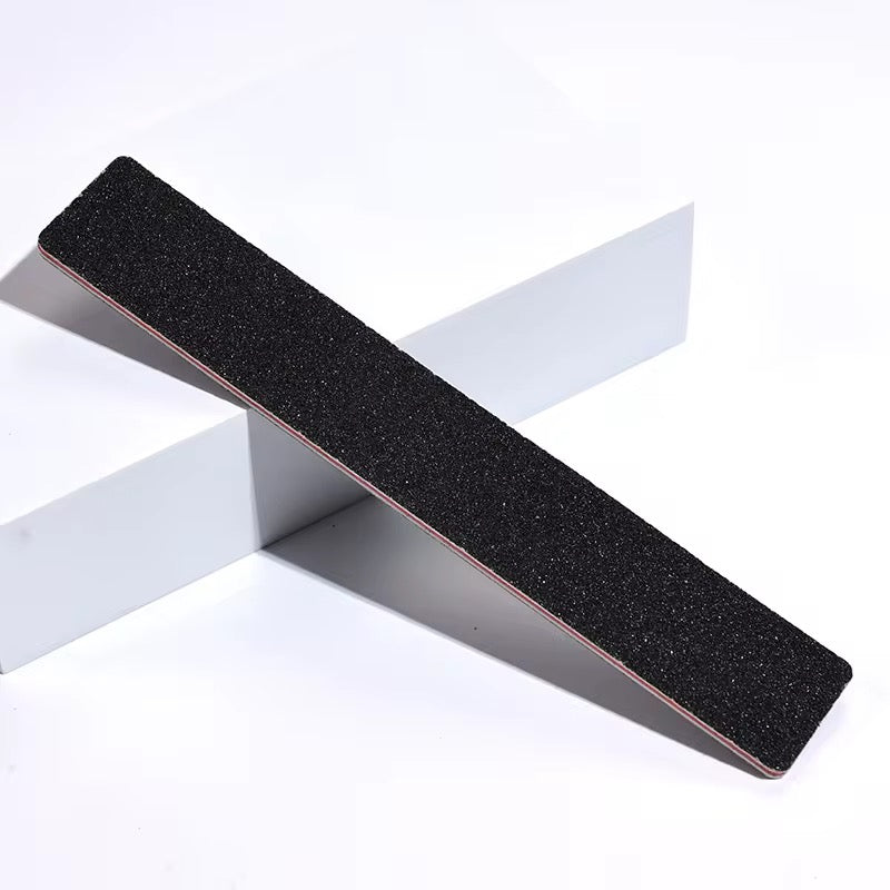 Nail File Square Jumbo Black Grit 100/100 (50 pcs/pk) #7272-16