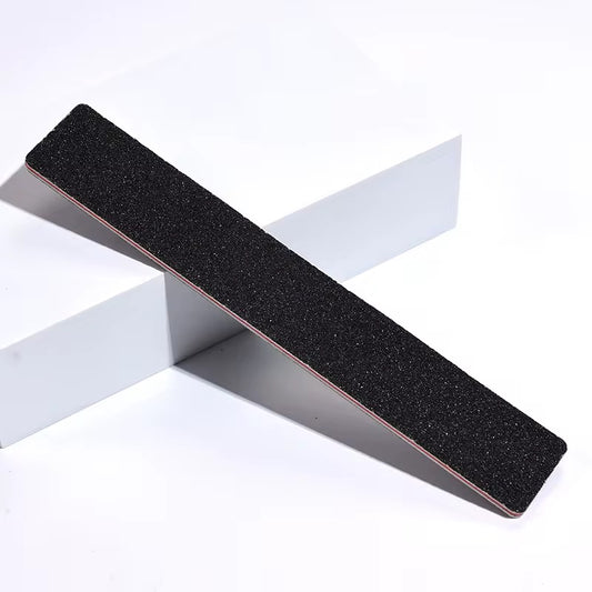 Nail File Square Jumbo Black Grit 100/100 (50 pcs/pk) #7272-16