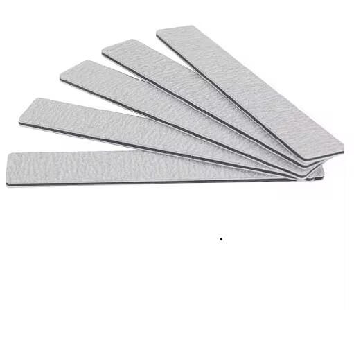 Nail File Zebra Square Grit 80/80 - 50pcs Pack #2538-18